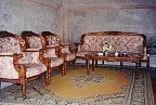Sitzgruppe in der Residenz des Rajas von Ubud