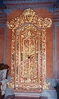 Tür innerhalb der Residenz des Rajas von Ubud