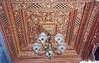 Decke in der Residenz des Rajas von Ubud