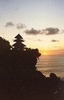 Sonnenuntergang am Uluwatu Tempel