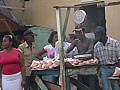 Markt in Samana - Fleisch